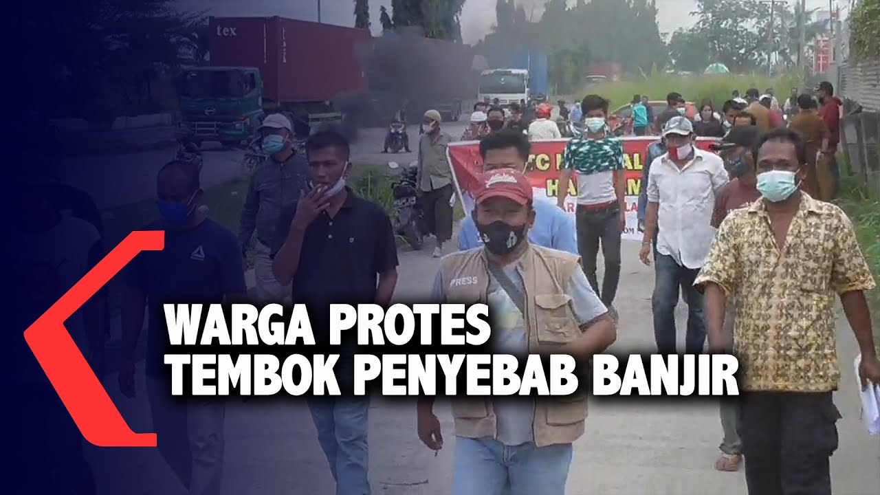 Warga Protes Penyebab Banjir