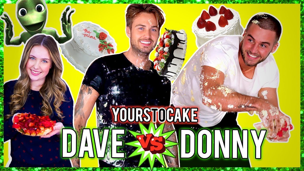 DAVE & DONNY TAARTGEVECHT MET BEAUTYNEZZ | YOURS TO CAKE