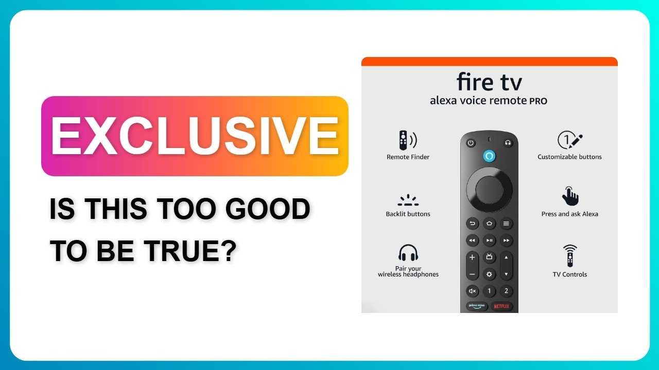REVIEW (2026): Amazon Fire TV Alexa Voice Remote Pro | IS THIS TOO GOOD TO BE TRUE?