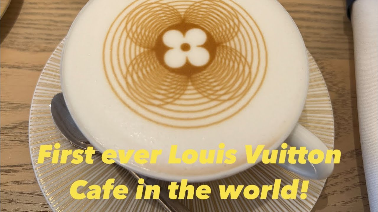 Trying out the first Louis Vuitton Cafe and Shopping in Osaka