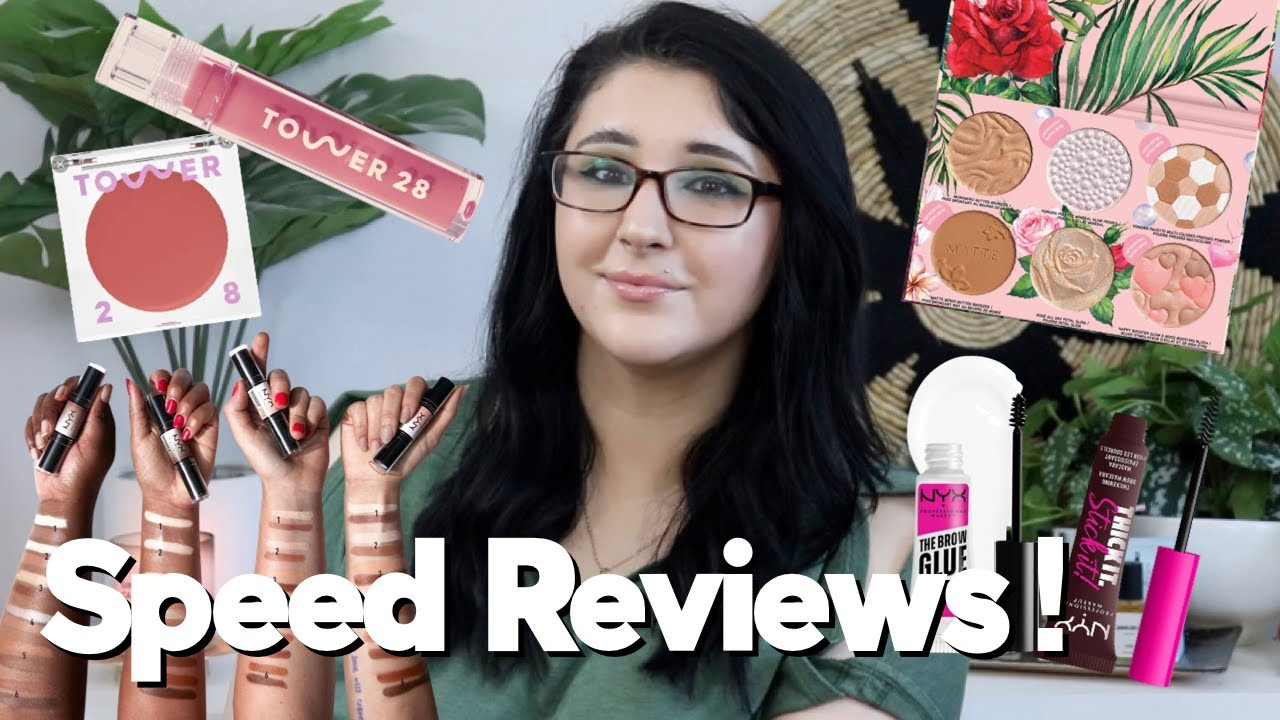 SPEED REVIEWS #3 / Nyx, Hourglass, Physician's Formula, the BEST highlight in the world, & more
