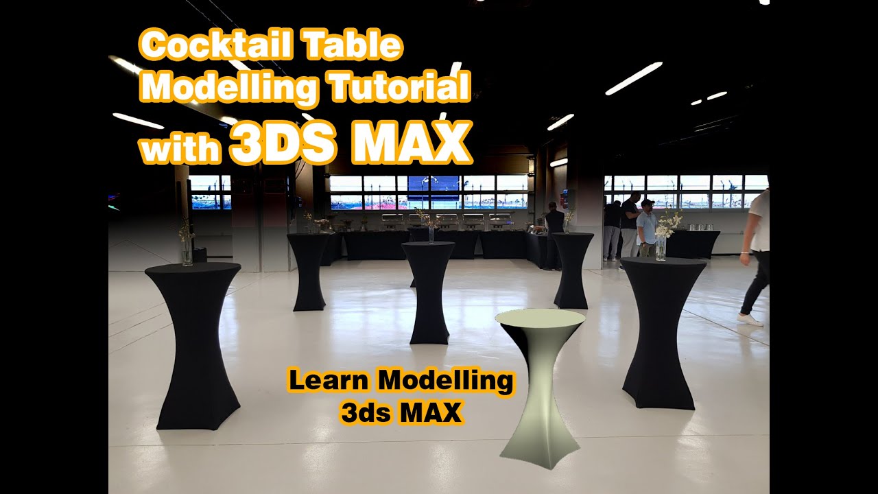 3DS MAX Modelling Tutorial ( Cocktail Table )