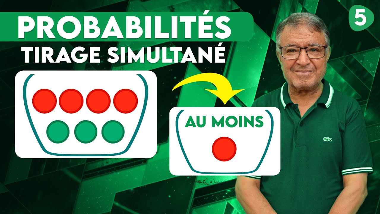 Probabilités - Tirage simultané Ex 3 - Bac / Terminale