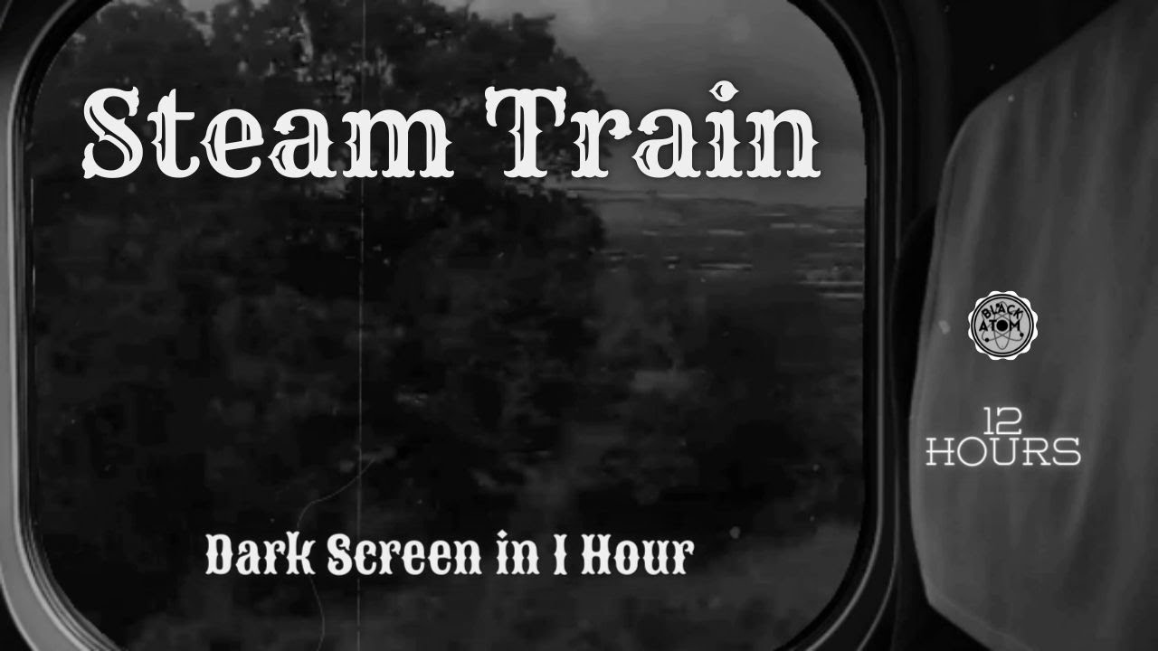 🚂 Steam Train - Interior Passenger Car ⨀ Good Track Sounds and Steam Whistle Sounds