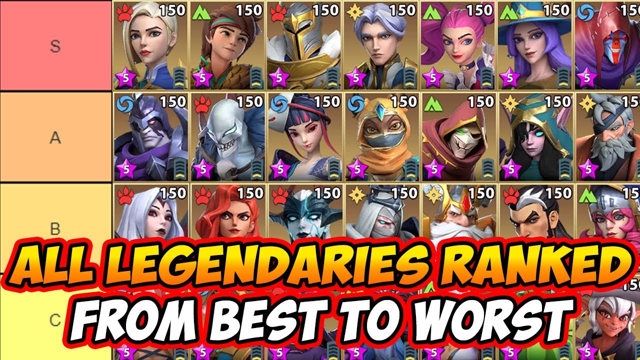 Exclusive 0 - 1 Tier List - All Legendary Heroes Ranked From Best to Worst - Infinite Magicraid