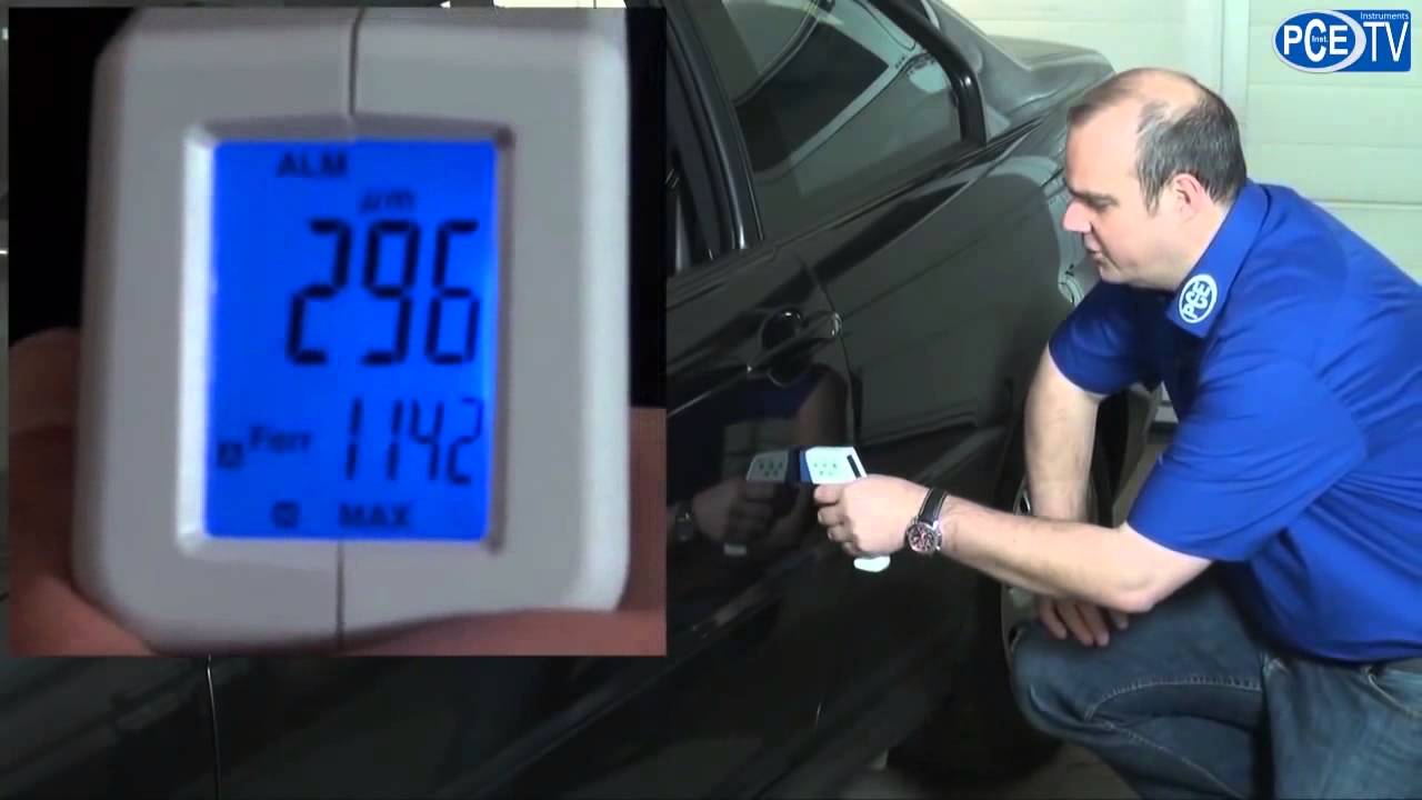 Mesureur d'épaisseur de la peinture pour les automobiles PCE-CT 25