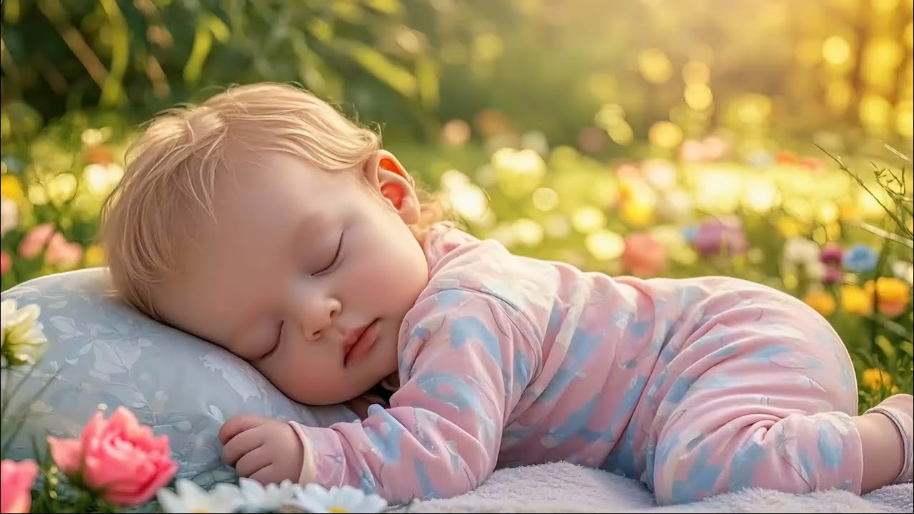 Sleep Instantly in 3 Minutes 🌙 Mozart & Brahms Lullaby | Soothing Music for Baby Sleep 🎶