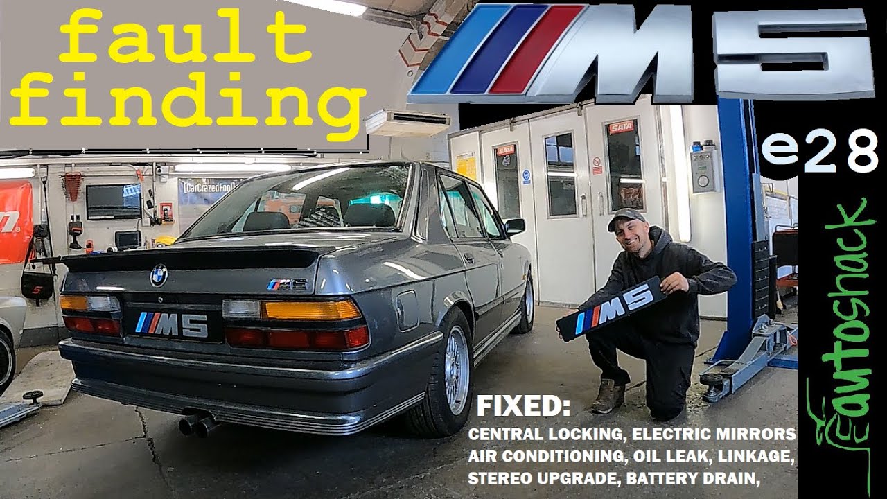 BMW e28 M5 отправляется на ДИАГНОСТИКУ! Электрика, механика, утечки!