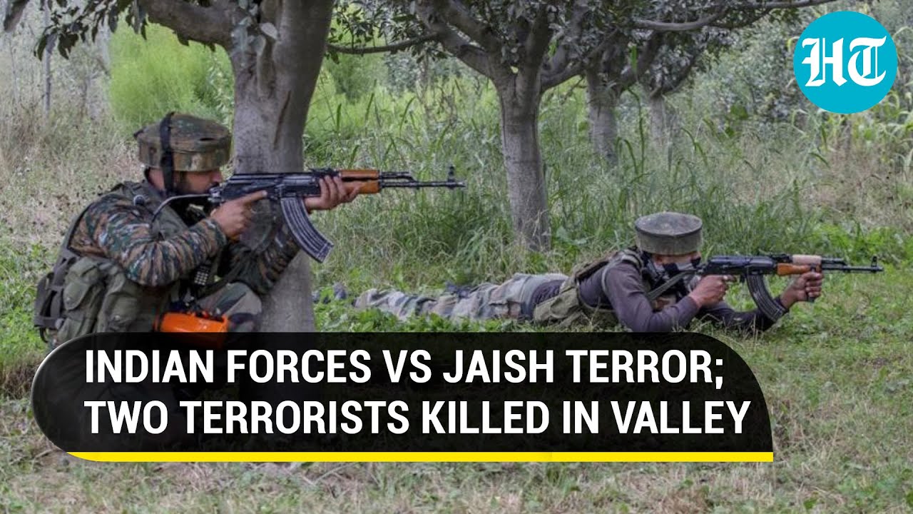 J&K: Guns roar in Baramulla as Indian forces battle Jaish terrorists; Two militants killed | Watch