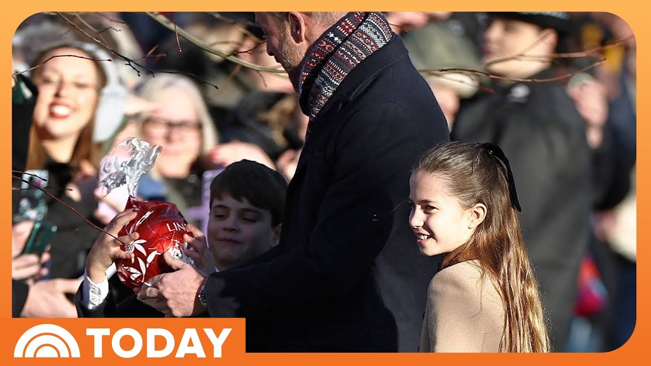 Prince Louis Snatches Giant Chocolate Given to Prince William