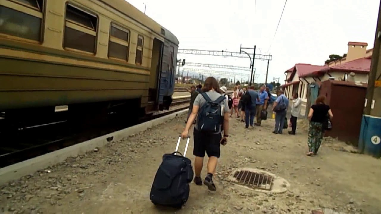 Wołosianki - Sianki - Przełęcz Użocka trasa kolejowa Ukraina 2018