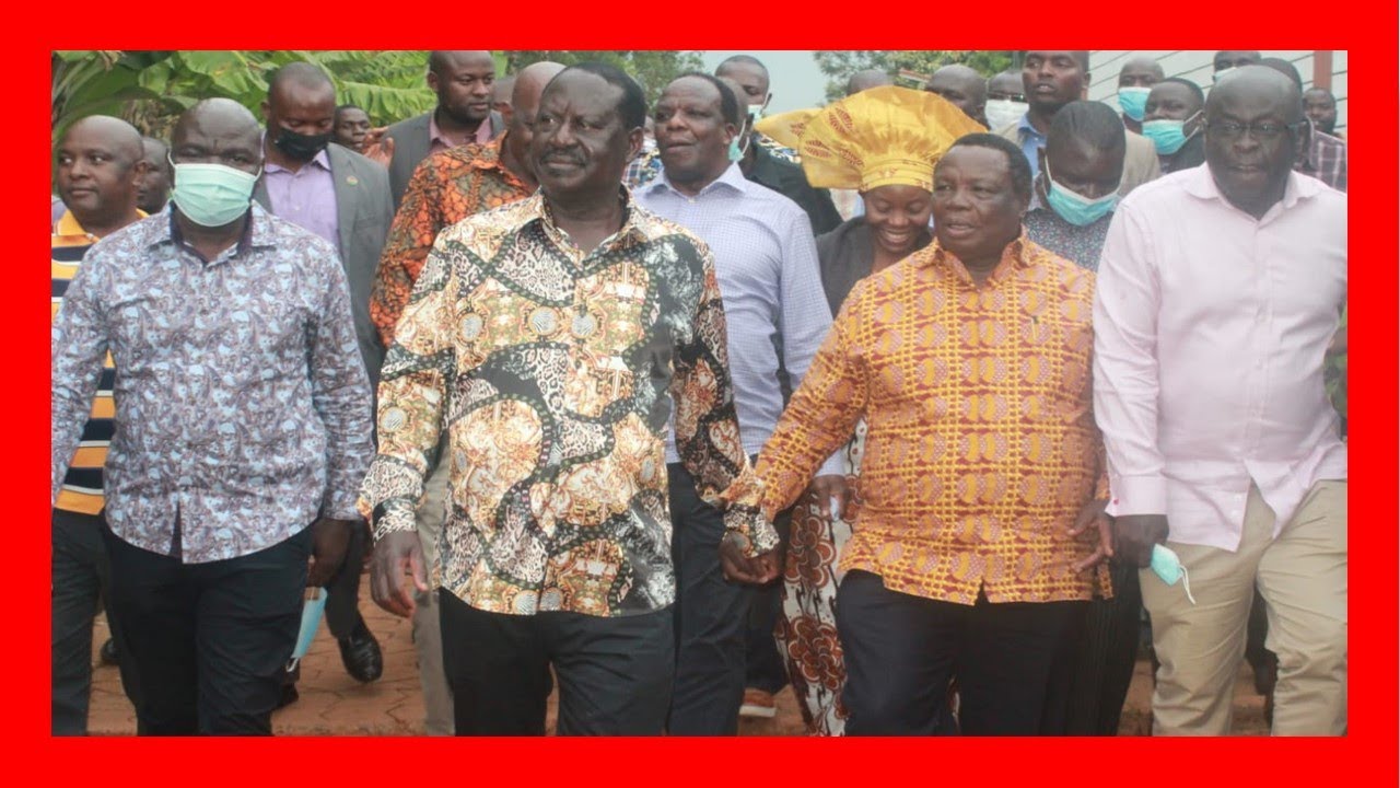 Raila at Atwoli’s Khwisero home meeting matters 30th Dec Bukhungu II Declaration