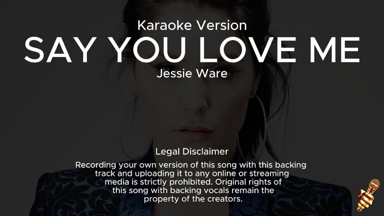 Jessie Ware - Say You Love Me (Karaoke Version)