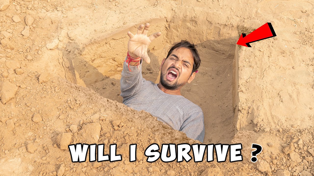 I Spent 24 Hours Buried Alive - No...Oxygen😨