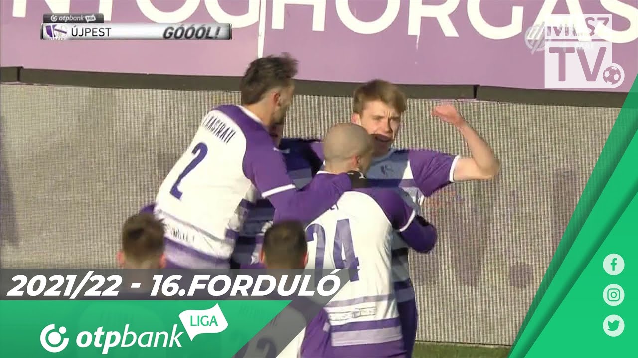 Újpest FC – Paksi FC | 4-3 | (3-1) | OTP Bank Liga | 16. forduló | MLSZTV