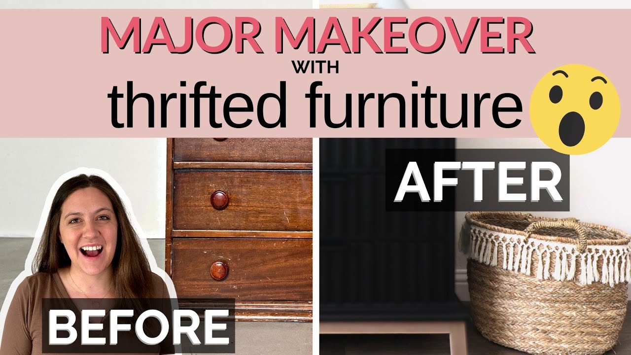Spraying ONE by Melange Paints | Slatted Wood Dresser w/ DIY Wood Base