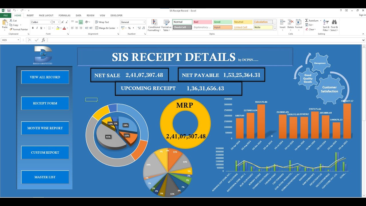 Raw Material to Finished Goods Conversion in Google Sheets & Excel | DCPSN | AWTAXATION