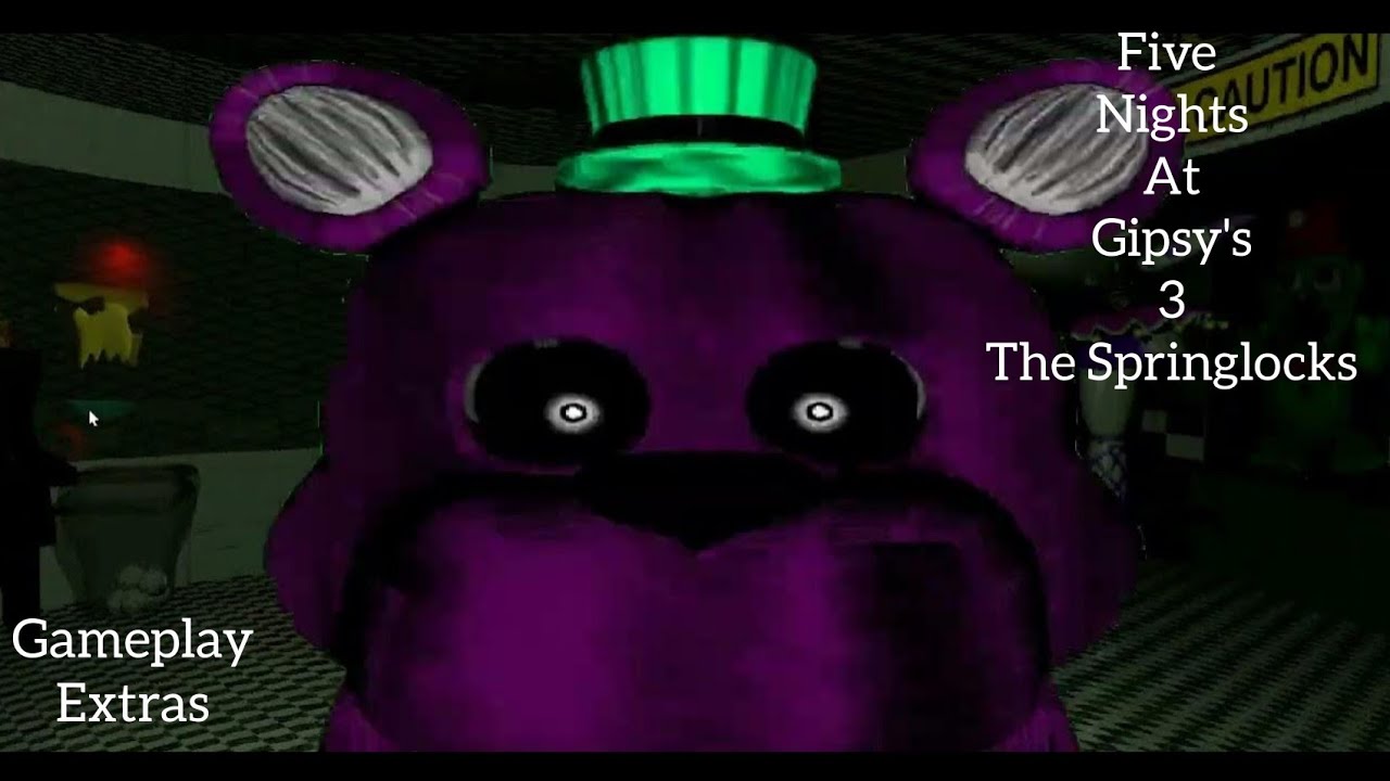 (Five Nights At Gipsy's 3 The Springlocks [classic])(gameplay+extras)