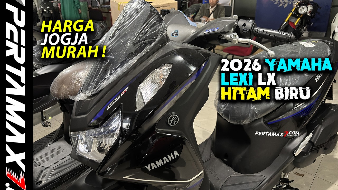 REVIEW 2026 Yamaha LEXI LX 155 Warna Hitam Striping Biru Terbaru Harga Jogja Murah #lexilx #lexi155