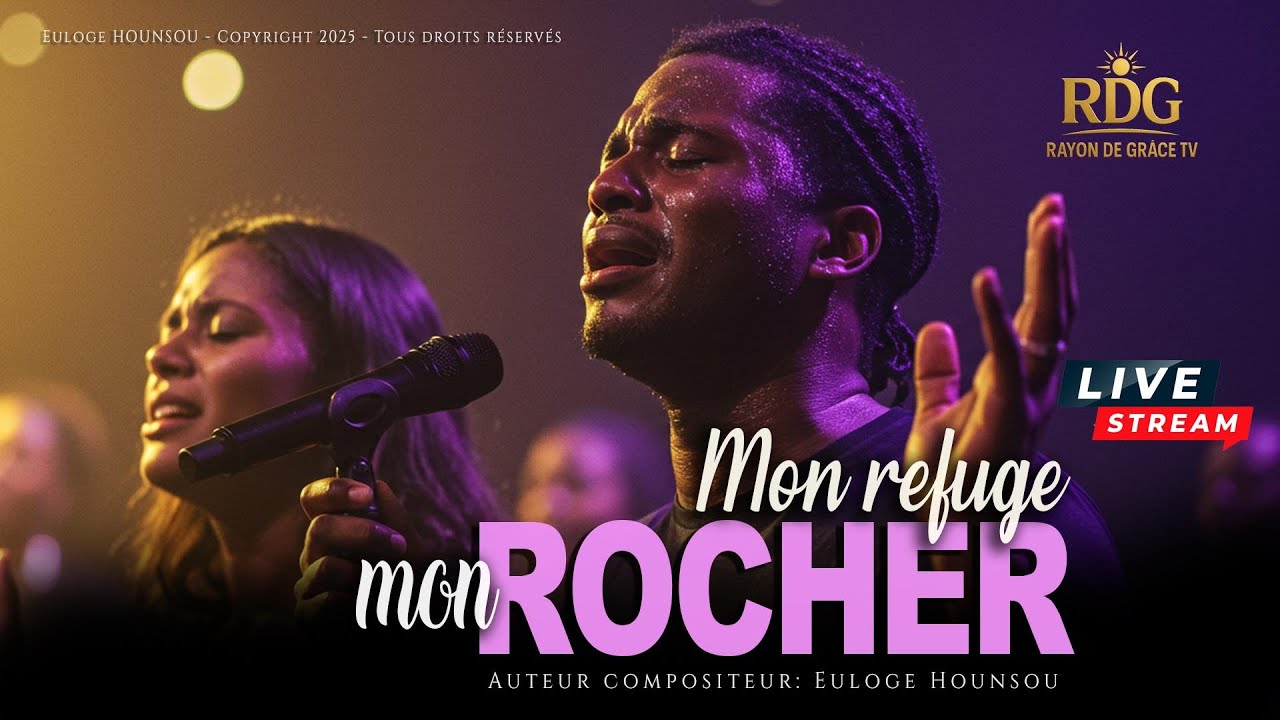 🔥 Mon Refuge, Mon Rocher – Chant Gospel Puissant qui Touche les Cœurs | Adoration & Louange 2025 🔥