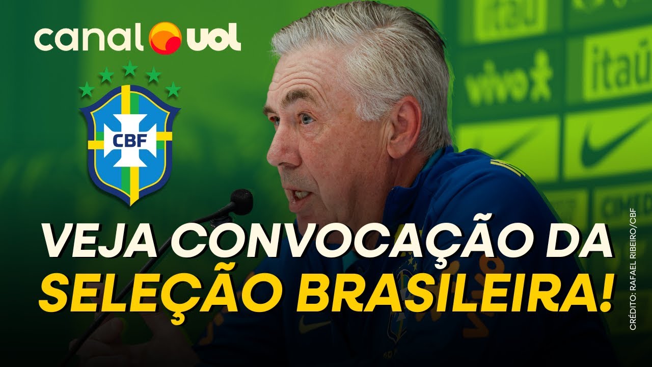 CONVOCAÇÃO DA SELEÇÃO BRASILEIRA: ANCELOTTI ANUNCIA LISTA SEM NEYMAR E COM PAQUETÁ E KAIO JORGE