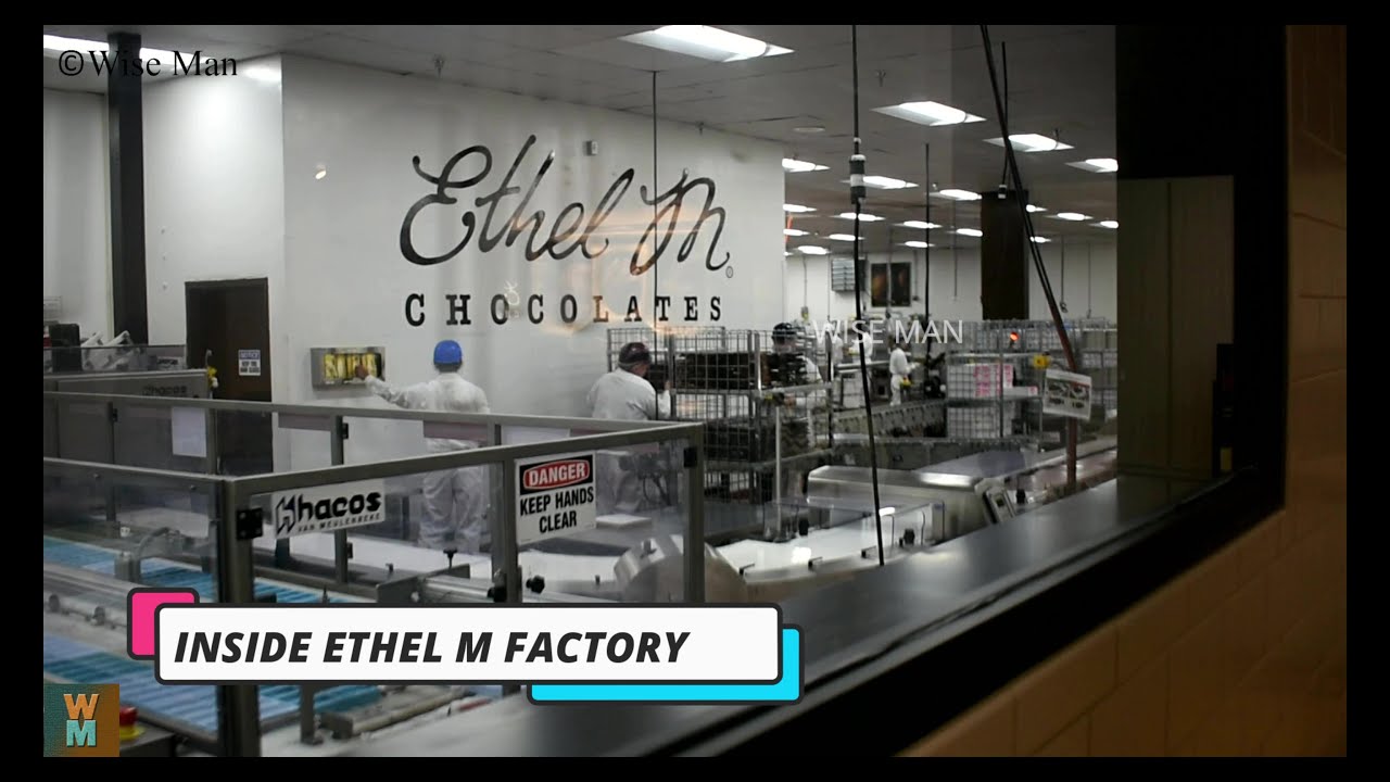 INSIDE ETHEL M CHOCOLATE FACTORY - GOURMET PREMIUM CHOCOLATES