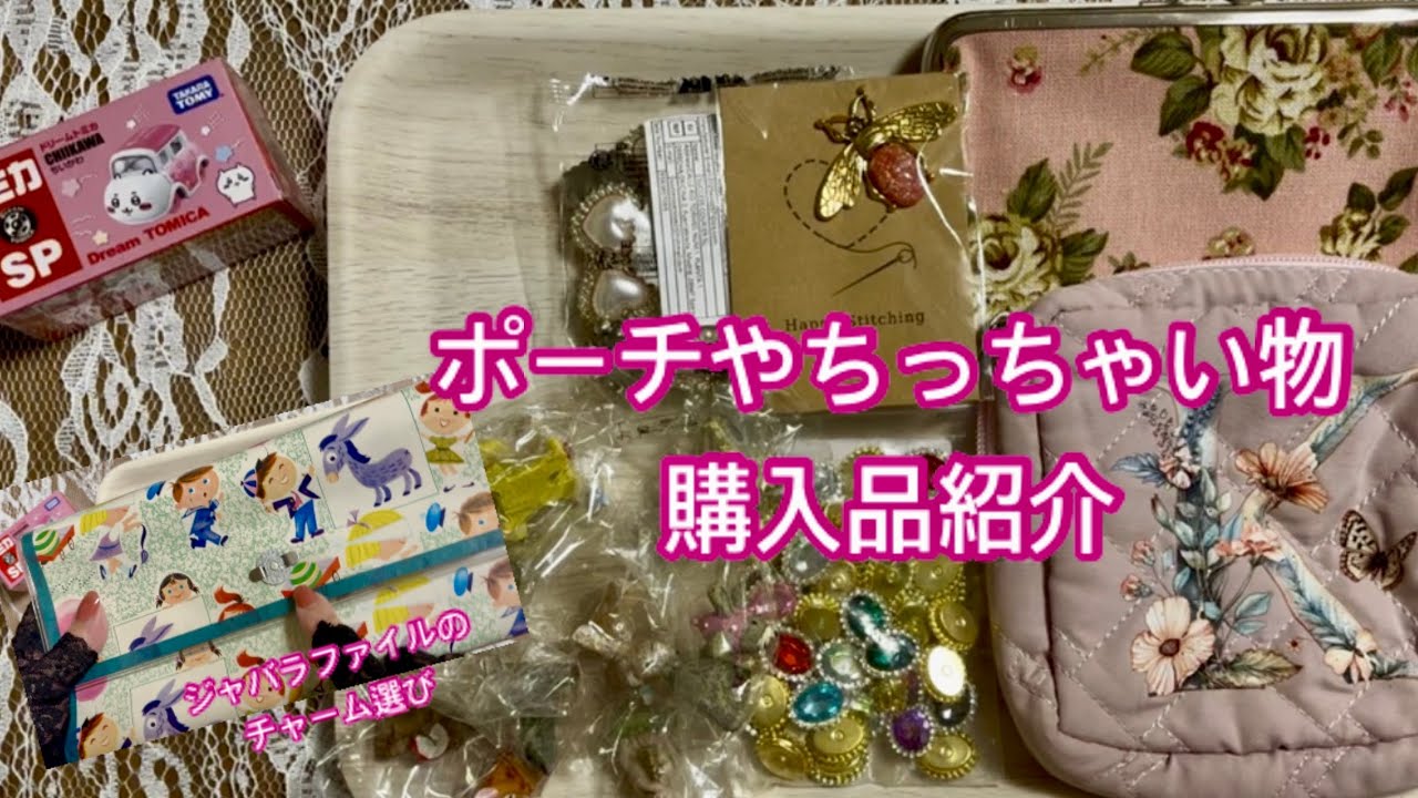 Vol.185 ポーチやちっちゃい物購入品紹介+ちいかわ