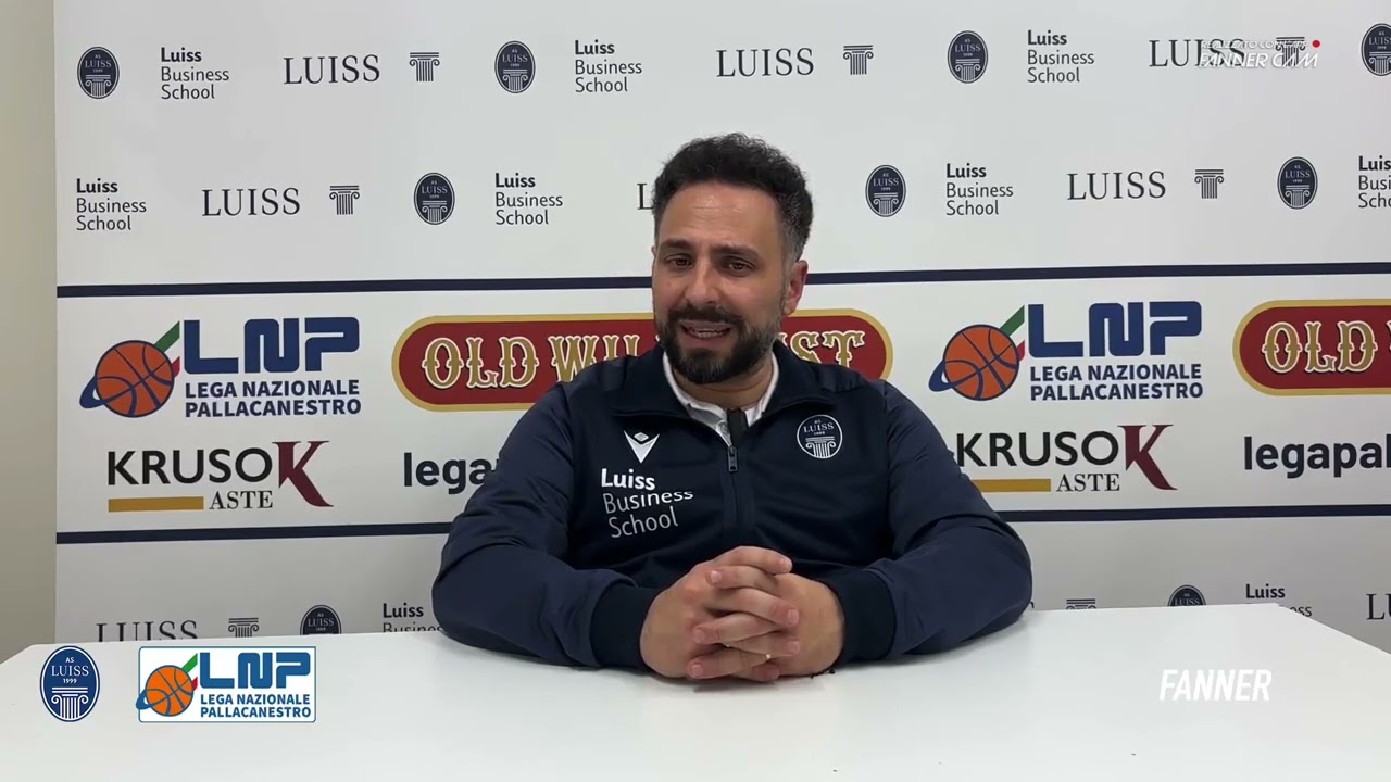 🎥 Luiss Roma 🆚 Consorzio Leonardo Quarrata | L'intervista a coach Trimboli