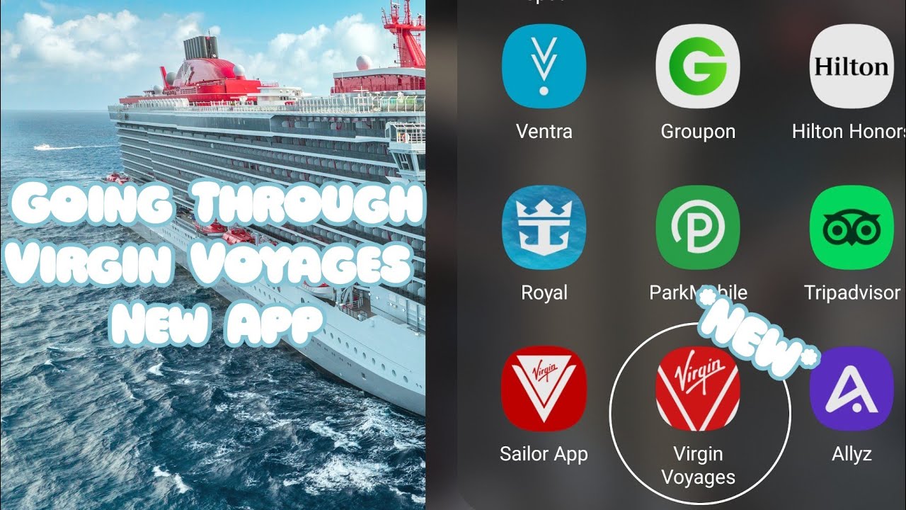 2025 UPDATE: Navigating the NEW Virgin Voyages App | Overthinker Guide Travel