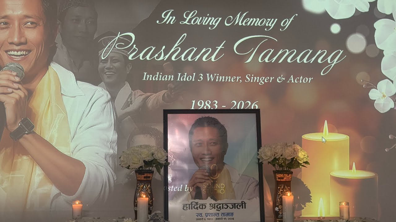 #Prayers and Song dedicated to late Prashant Tamang (Indian idol Winner and Actor)🙏🙏#newyork