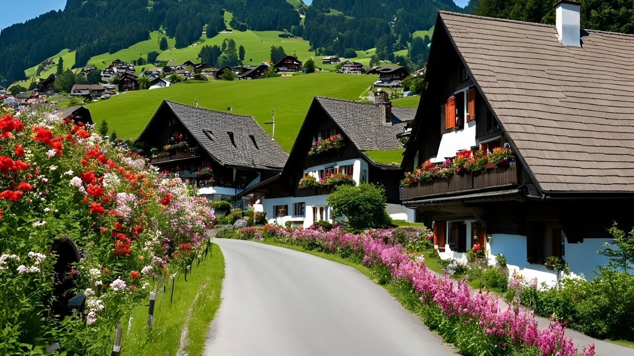 🇨🇭Driving In Switzerland - Grindelwald to Interlaken Sunset driving !