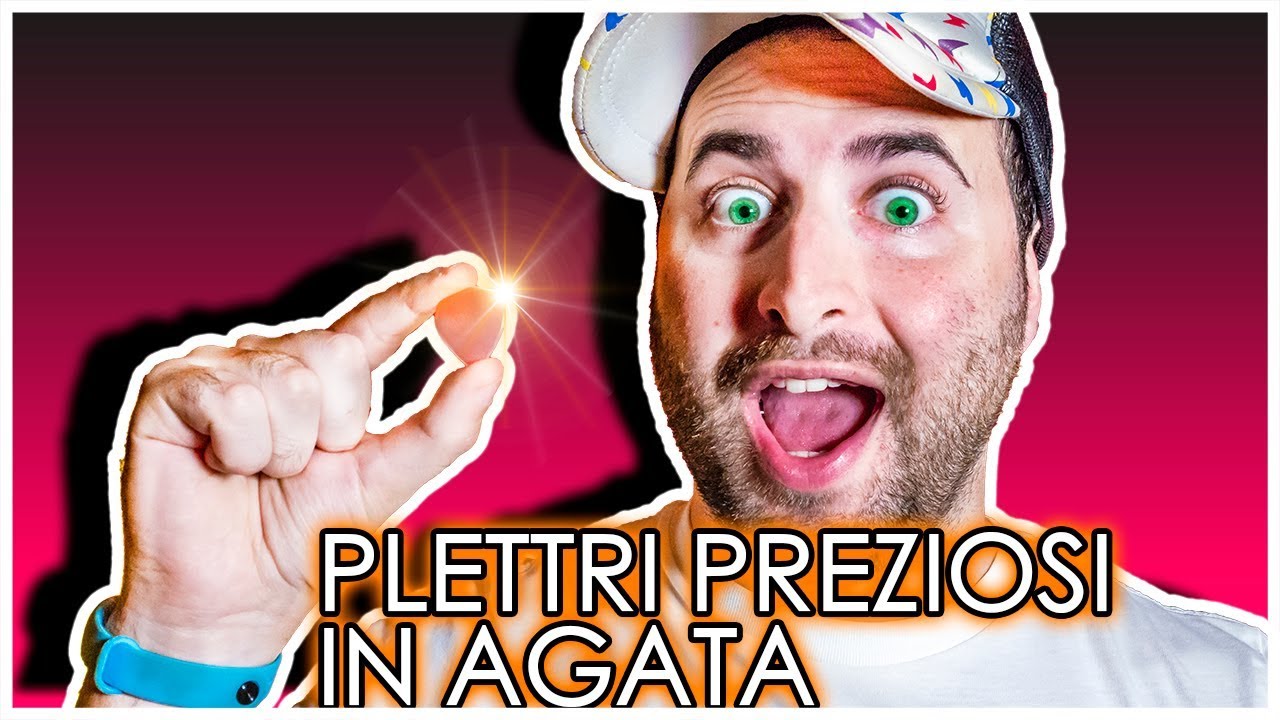 PLETTRI PREZIOSI in pietra di AGATA - Recensione