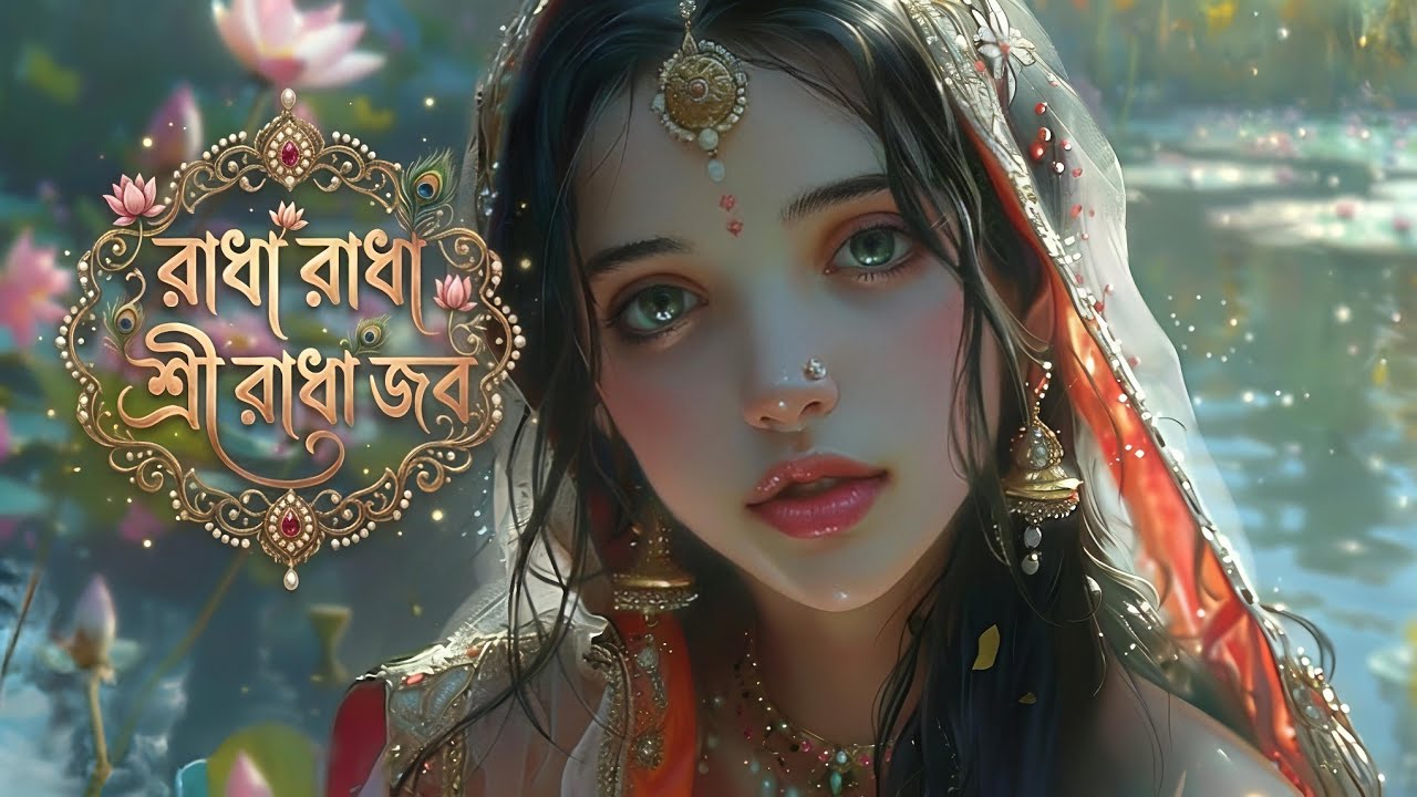 Radha Radha Radha || সুন্দর মধুর শ্রী রাধার নাম জপ || 1 Hour Nonstop Radha Naam || राधे राधे