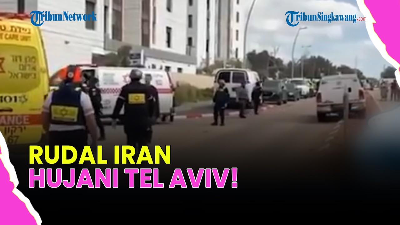 🔴SERANGAN BALASAN IRAN MEMANAS! SIRENE PERANG BERBUNYI DI TEL AVIV HINGGA AMMAN