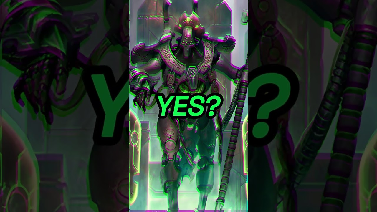 Sometimes Necrons Respect Humanity