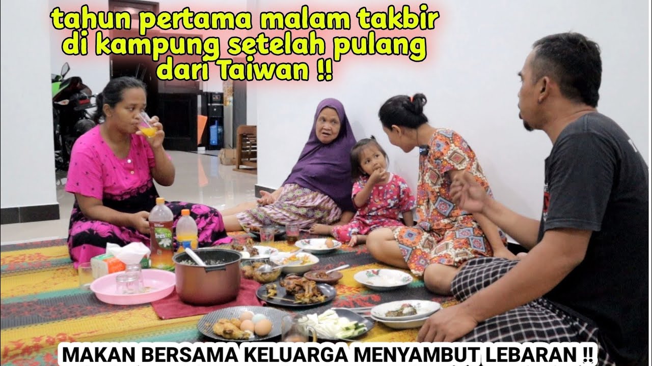 MENYAMBUT LEBARAN MAKAN BERSAMA KELUARGA