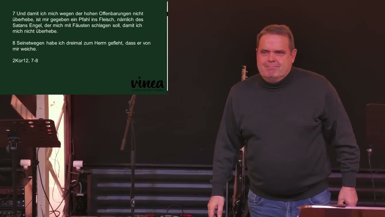 Denn wenn ich schwach bin, so bin ich stark | Peter Schmid | Vinea Church