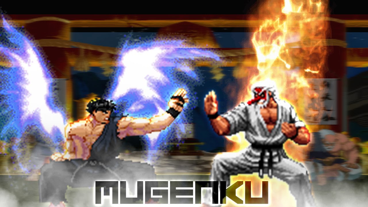 Ryuuken vs Mr Karate SVC. Street Fighter MUGEN Multiverse