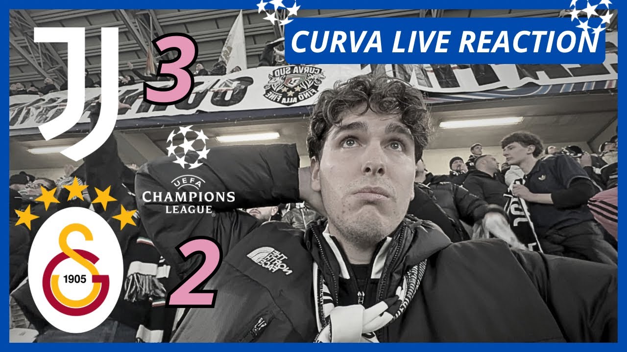 😭 ELIMINATI… SOLO APPLAUSI! JUVENTUS 3-2 GALATASARAY | CURVA SUD ALLIANZ STADIUM REACTION 