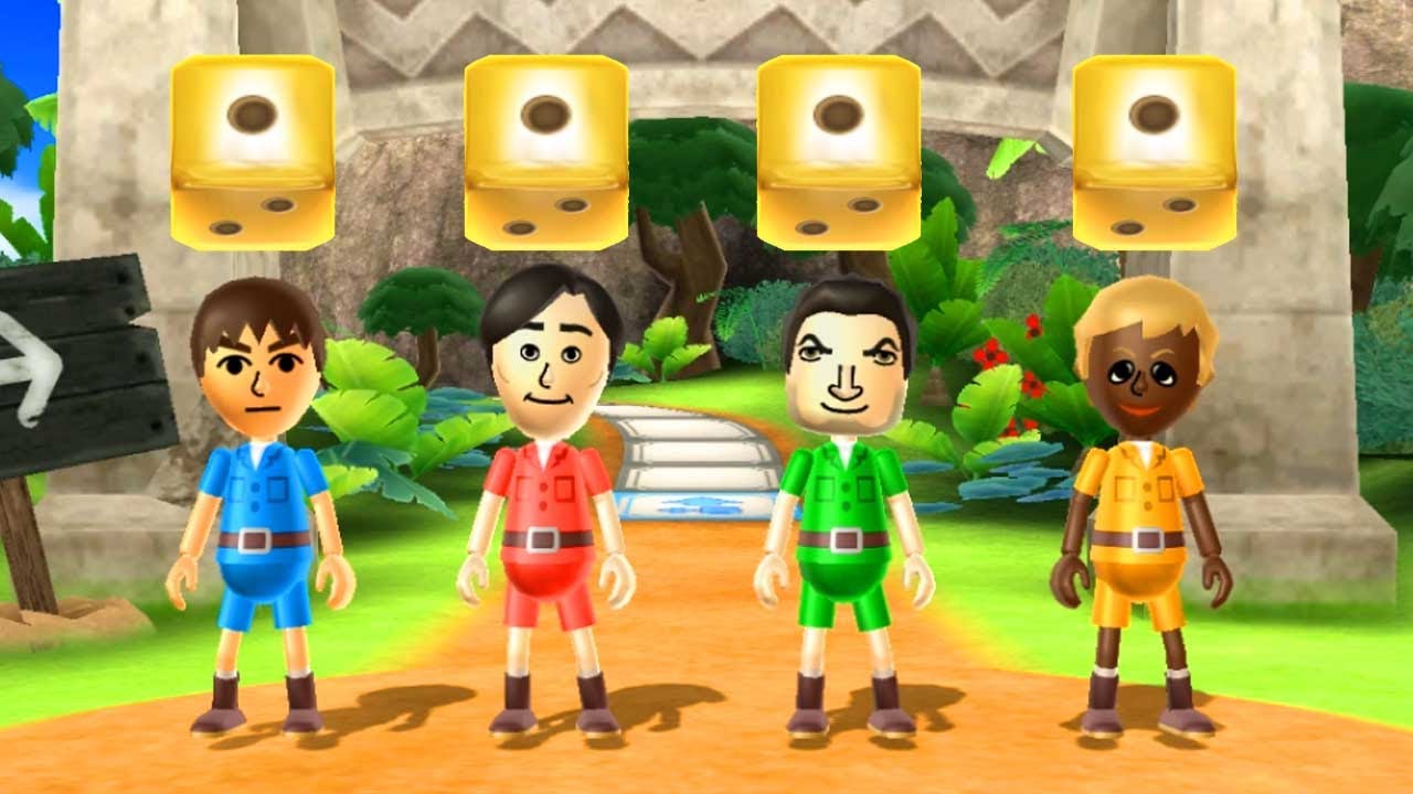Wii Party Series Board Game Island - Guest C vs Takumi vs Pablo vs Stéphanie (Master Difficulty)