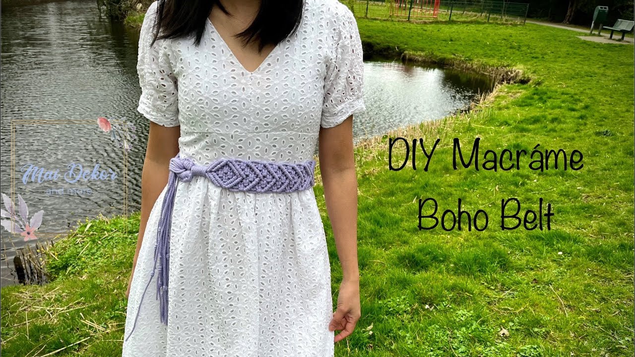 Make This Stylish Macramé Belt Without a Buckle – Easy Tutorial