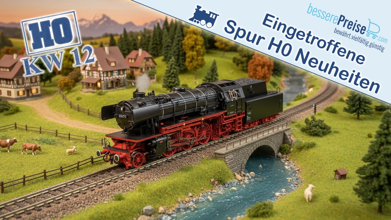Eingetroffene Spur H0 Modellbahn Neuheiten | KW 12 2026