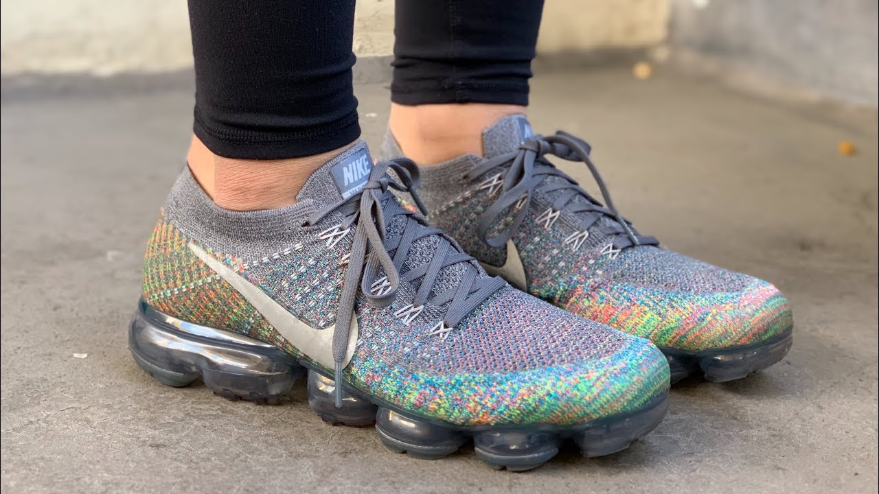 Nike Air VaporMax Flyknit (Dark Grey Reflect Silver/Multi)