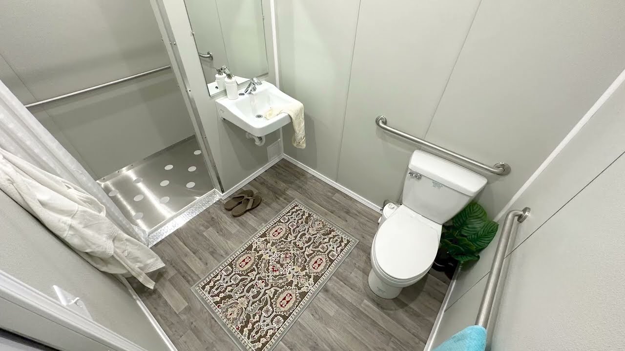 ADA + 2 Station Portable Restroom Shower Trailer Combo | Oahu Series