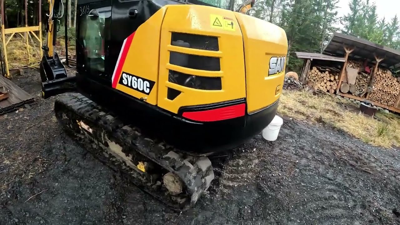 Sany SY60C First Impression walk around...Around 150 hours