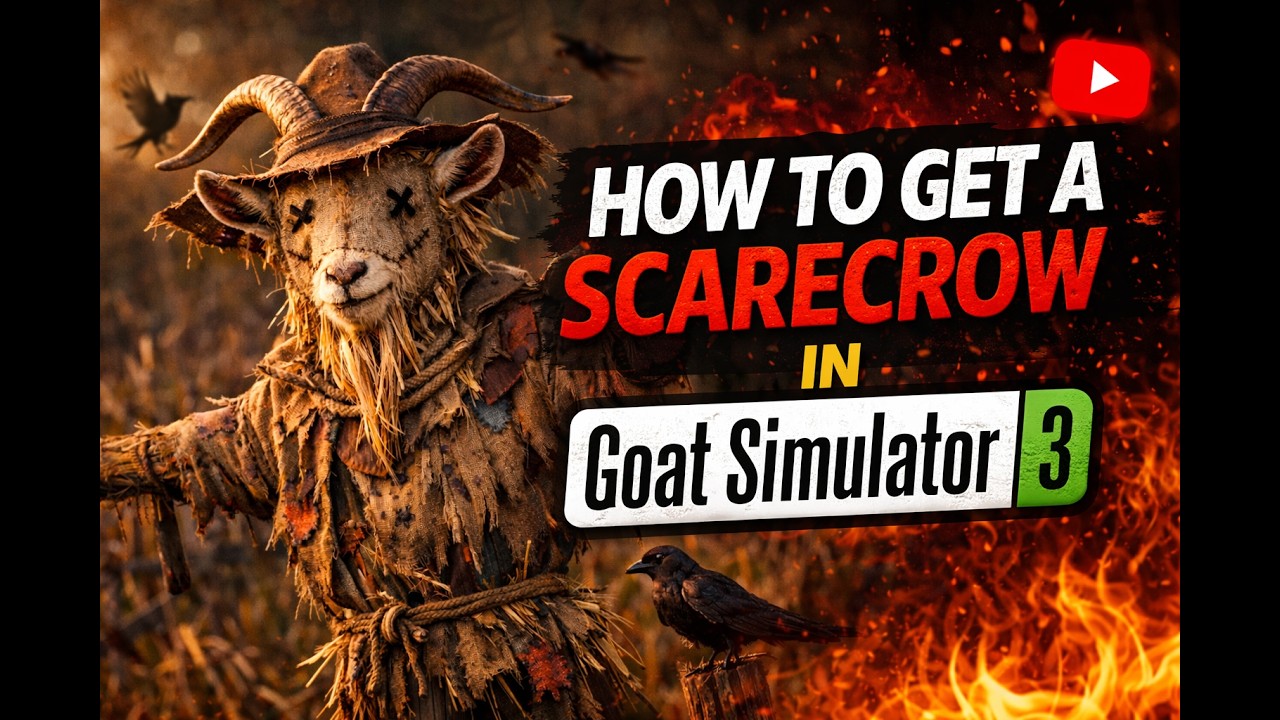 How to Get the Scarecrow in Goat Simulator 3