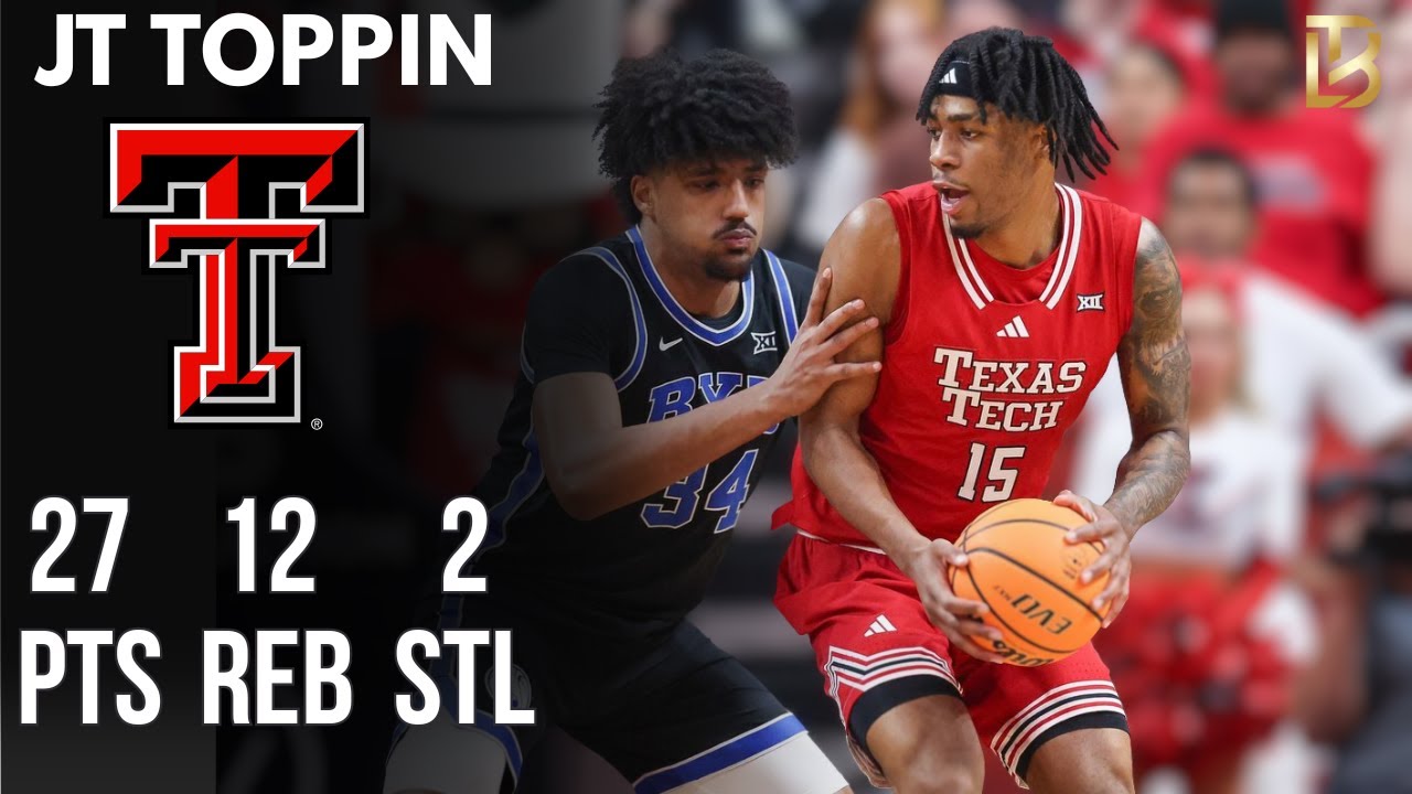 JT Toppin UPSETS BYU finishing with 27 pts 12 reb 2 stl | 1/17/26