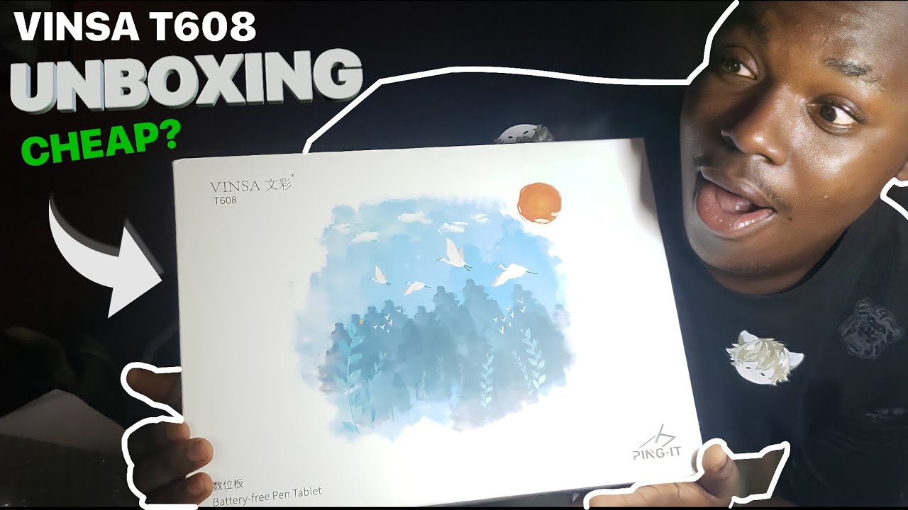 VInsa T608-Graphic Tablet Unboxing & Review(the most affordable drawing tablet!)