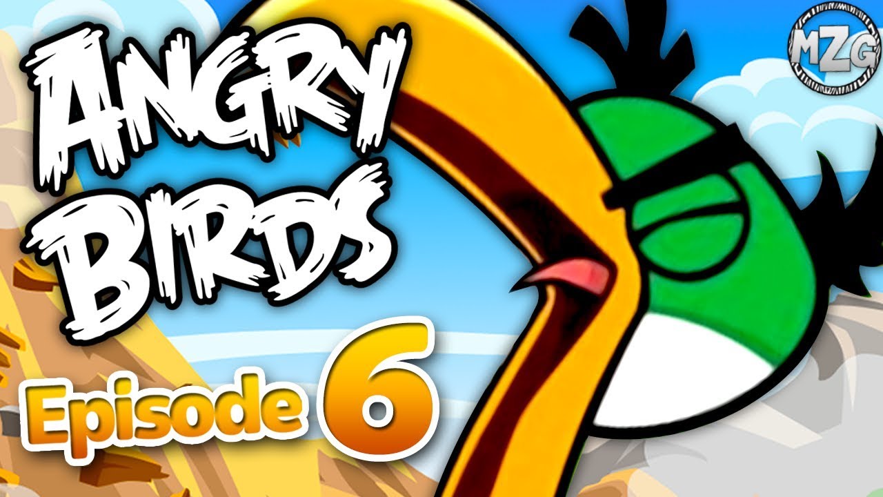 Angry Birds Gameplay Walkthrough Part 6 - Danger Above Levels 6-1 - 6-15