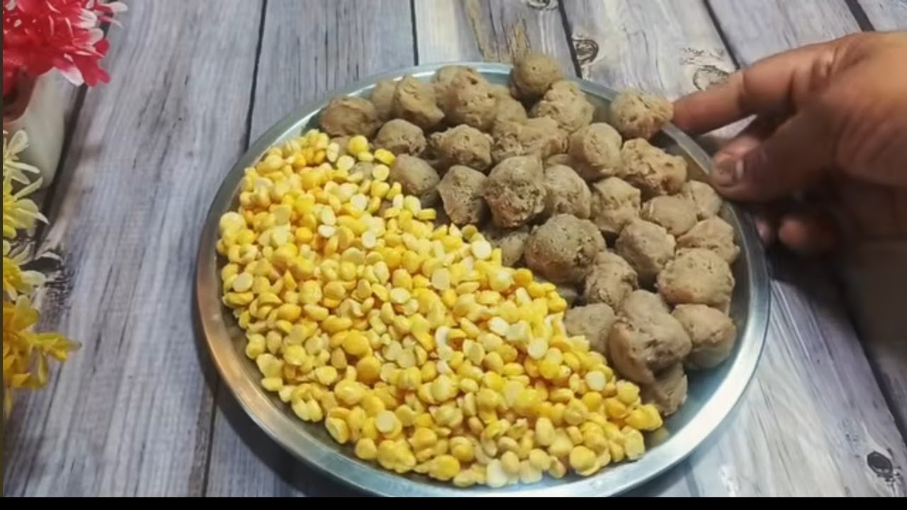 मटन चिकन भी फेल है चने की दाल और सोयाबीन की ये रेसिपी के आगे soyabeenbadi aur chanadal 